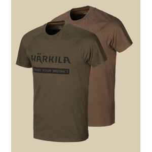 Härkila Logo T-Shirt 2er-pack ASDO Gr. S